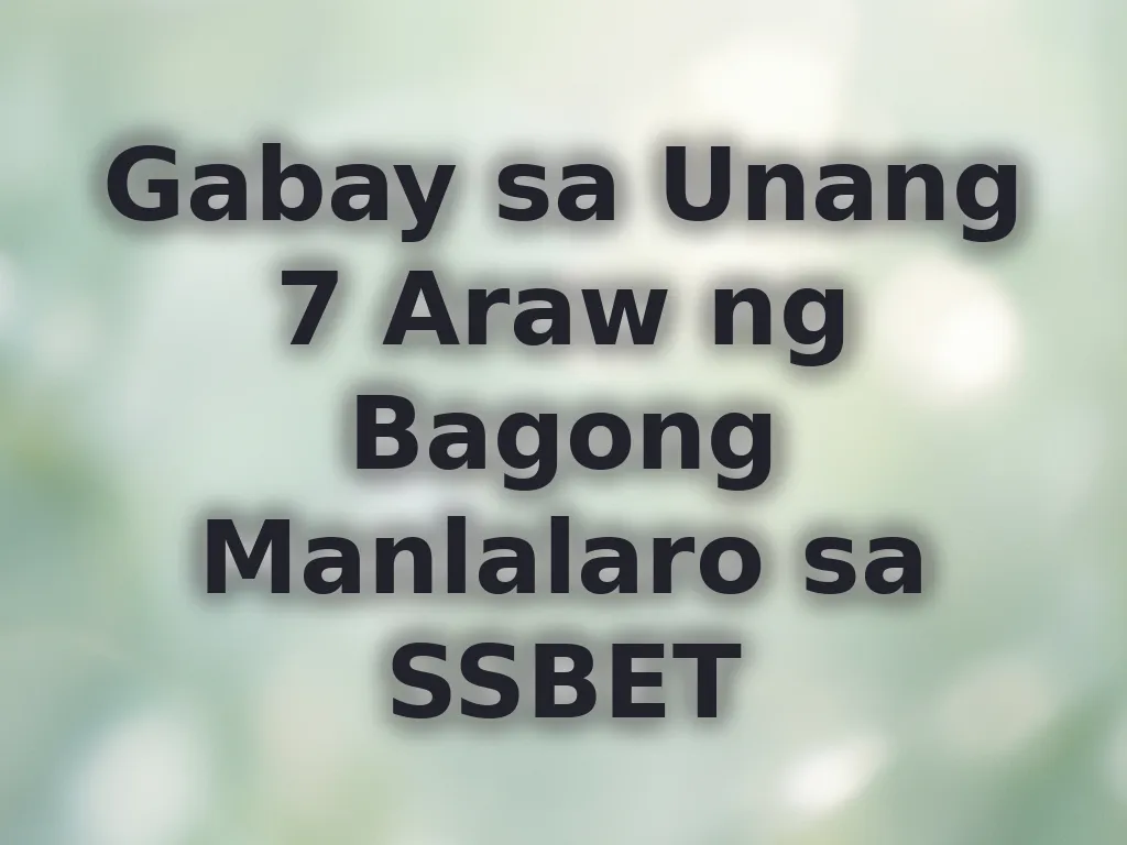 Gabay sa Unang Linggo